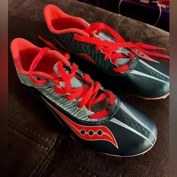 Saucony Spit Fire Track running Shoes Ladies Size 9.5 Women S19018-6UK 7.5Eur41 - Picture 6 of 8